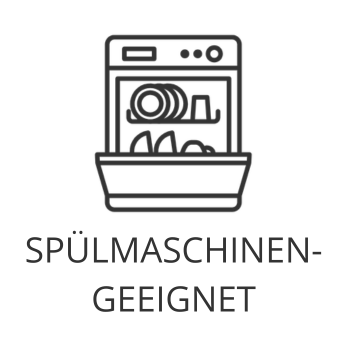 Spülmaschinengeeignet für gelegentliche Reinigung in der Spülmaschine Symbol für Spülmaschinengeeignet