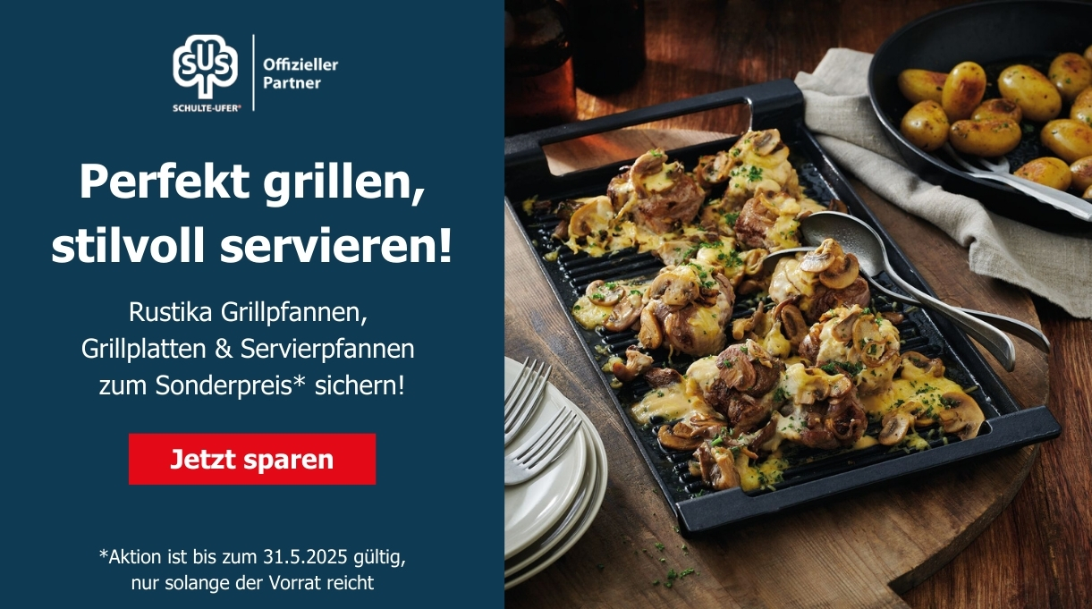 Grillpfannen Rustika zum Sonderpreis