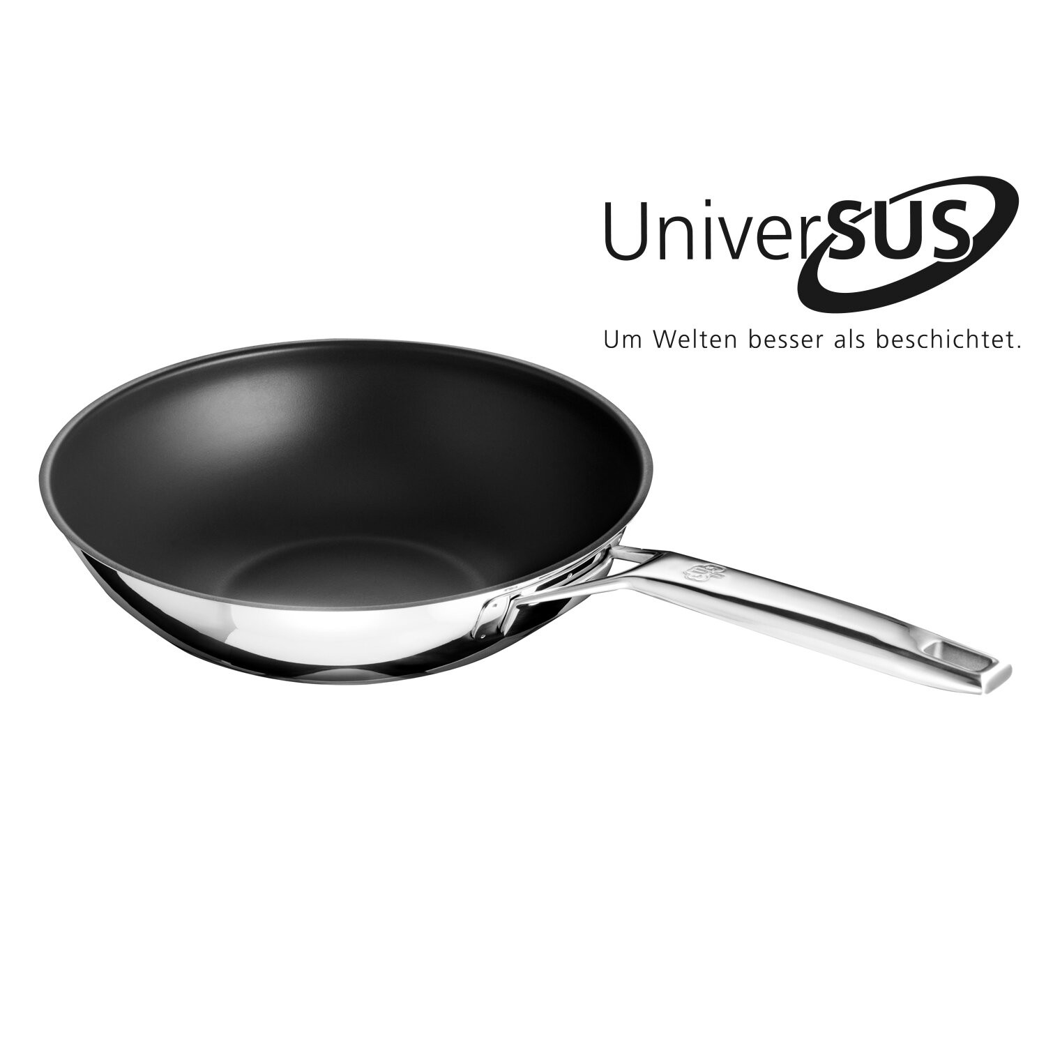 Wokpfanne Astral mit UniverSUS-Oberflächenstruktur, 28 cm