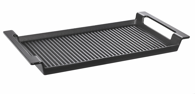 Grillplatte Rustika 44 x 24 cm schwarz