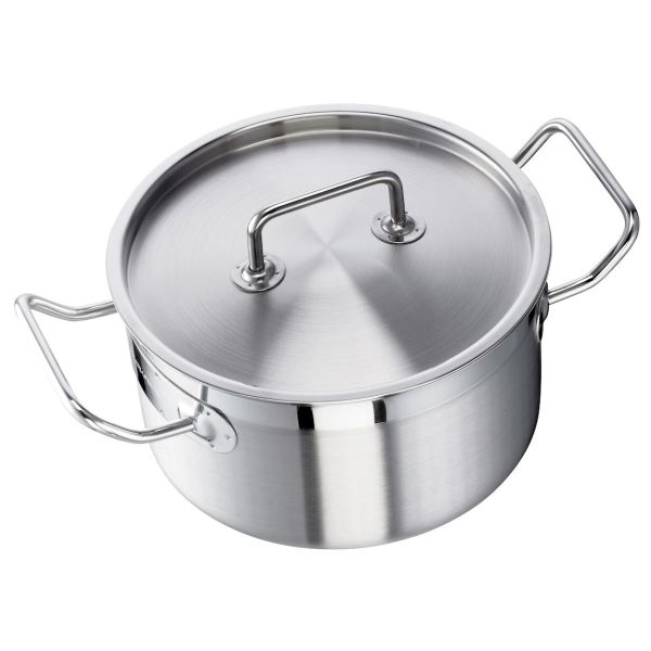 Seitenansicht: Fleischtopf 20 cm Profi-Line i