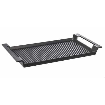 Grillplatte Rustika 44 x 24 cm schwarz
