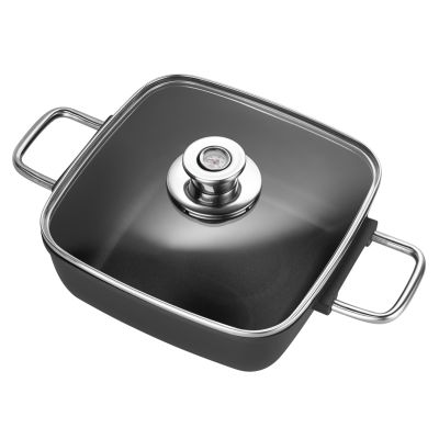 Zusätzliches Bild: Schmortopf Globus hoch eckig 24 cm