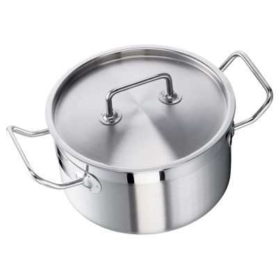 Seitenansicht: Fleischtopf 20 cm Profi-Line i
