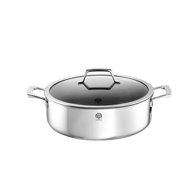 Schmortopf Quasar mit UniverSUS® Oberflächenstruktur und Energiekern®, 28 cm