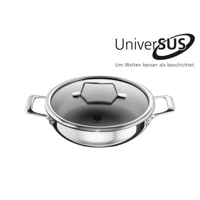 Hauptbild: Schmorpfanne Astral mit UniverSUS-Oberflächenstruktur 24 cm